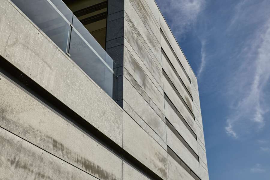 Façade cladding using DS Format stays the distance, Langelandsvej 6, 8940 Randers